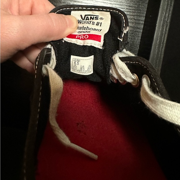 Vans Authentic Pro Blk/Wht Men’s 6.5 - Picture 5 of 5